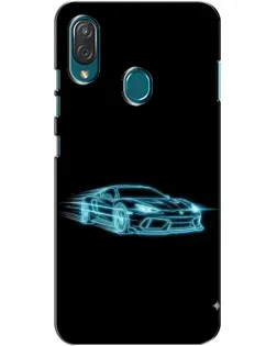 Чехол для ZTE Blade V10 Vita с картинкой «Неоновый контур Lamborghini» Чехол для ZTE Blade V10 Vita с картинкой «Неоновый контур Lamborghini»