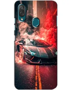 Чехол для ZTE Blade V10 Vita с картинкой «Lamborghini красный дым» Чехол для ZTE Blade V10 Vita с картинкой «Lamborghini красный дым»