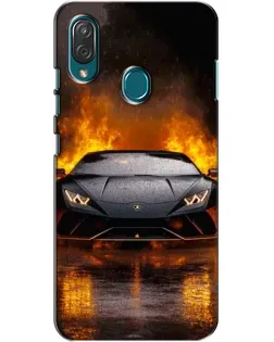 Чехол для ZTE Blade V10 Vita с картинкой «Lamborghini в огне» Чехол для ZTE Blade V10 Vita с картинкой «Lamborghini в огне»