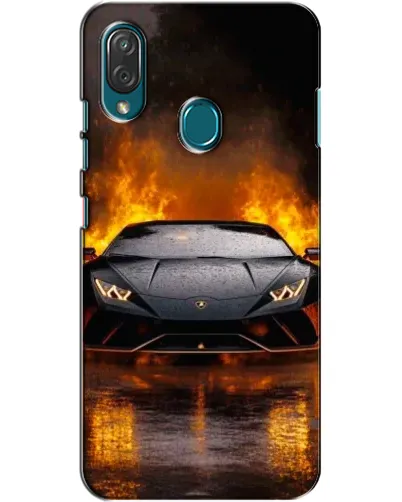 Чехол для ZTE Blade V10 Vita с картинкой «Lamborghini в огне» Чехол для ZTE Blade V10 Vita с картинкой «Lamborghini в огне»