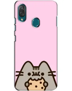 Чехол для ZTE Blade V10 Vita с картинкой «Pusheen и печенье» Чехол для ZTE Blade V10 Vita с картинкой «Pusheen и печенье»