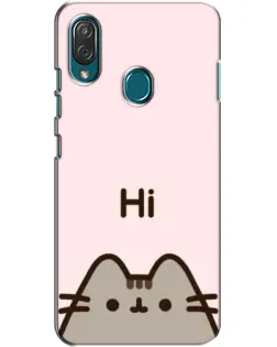 Чехол для ZTE Blade V10 Vita с картинкой «Пушин говорит Hi» Чехол для ZTE Blade V10 Vita с картинкой «Пушин говорит Hi»