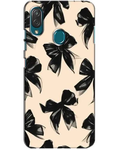 Чехол для ZTE Blade V10 Vita с картинкой «Паттерн черные банты» Чехол для ZTE Blade V10 Vita с картинкой «Паттерн черные банты»