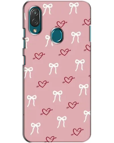 Чехол для ZTE Blade V10 Vita с картинкой «Сердца и банты» Чехол для ZTE Blade V10 Vita с картинкой «Сердца и банты»