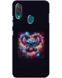 Чехол для ZTE Blade V10 Vita с картинкой «Stitch в цветах» Чехол для ZTE Blade V10 Vita с картинкой «Stitch в цветах»