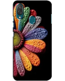 Чехол для ZTE Blade V10 Vita с картинкой «Радужный цветок»