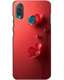 Чехол для ZTE Blade V10 Vita с картинкой «Маковые соцветия»