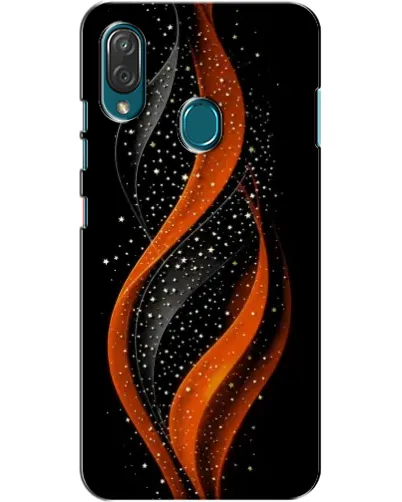 Чехол для ZTE Blade V10 Vita с картинкой «Огненная звездная волна»