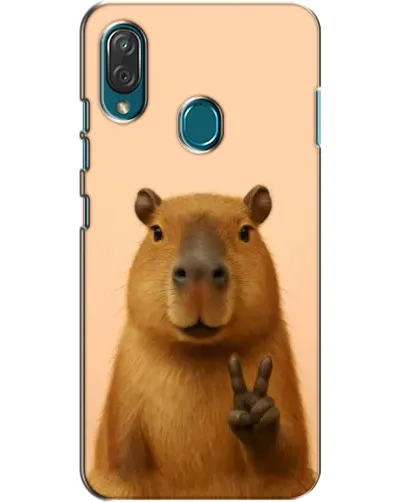 Чехол для ZTE Blade V10 Vita с картинкой «Капибара виктория»