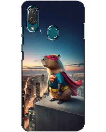 Чехол для ZTE Blade V10 Vita с картинкой «Капи-мен супергерой»