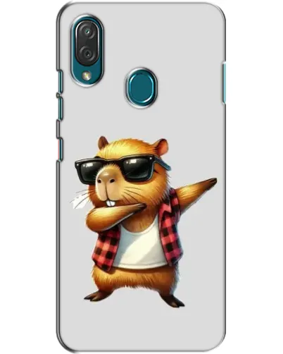 Чехол для ZTE Blade V10 Vita с картинкой «Капибара рэпер даб»