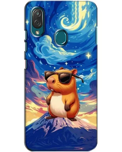 Чехол для ZTE Blade V10 Vita с картинкой «Капибара Ван Гога»