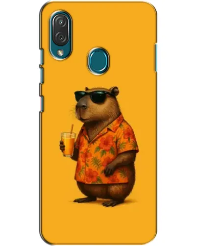 Чехол для ZTE Blade V10 Vita с картинкой «Капибара на отдыхе»