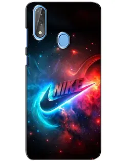 Чехол для ZTE Blade V10 с картинкой «Огненный логотип Nike» Чехол для ZTE Blade V10 с картинкой «Огненный логотип Nike»