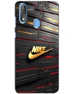 Чехол для ZTE Blade V10 с картинкой «Золотой Nike на металле» Чехол для ZTE Blade V10 с картинкой «Золотой Nike на металле»
