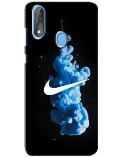 Чехол для ZTE Blade V10 с картинкой «Nike и синий дым» Чехол для ZTE Blade V10 с картинкой «Nike и синий дым»
