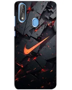 Чехол для ZTE Blade V10 с картинкой «Nike — эффект разломов» Чехол для ZTE Blade V10 с картинкой «Nike — эффект разломов»