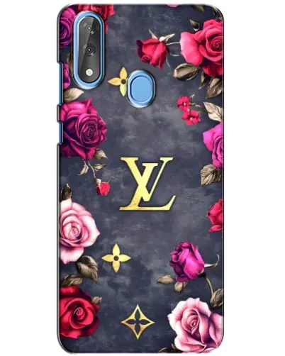 Чехол для ZTE Blade V10 с картинкой «Цветочный Louis Vuitton»