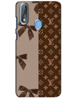 Чехол для ZTE Blade V10 с картинкой «Louis Vuitton — банты»