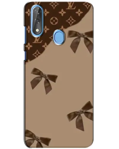 Чехол для ZTE Blade V10 с картинкой «LV — кофейный атлас»