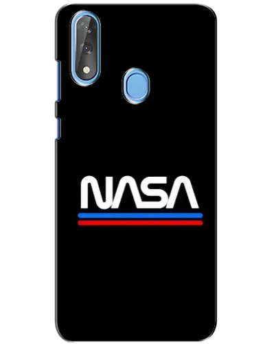 Чехол для ZTE Blade V10 с картинкой «NASA — классика Red Blue»