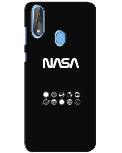 Чехол для ZTE Blade V10 с картинкой «NASA — технический принт»