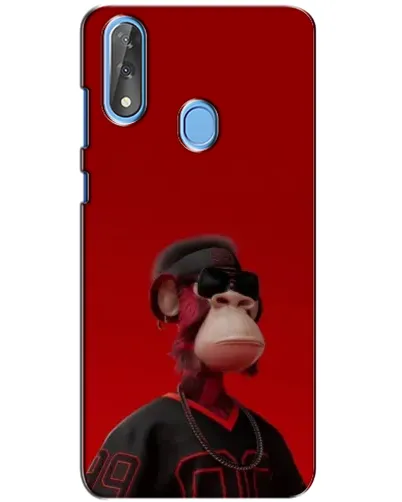 Чехол для ZTE Blade V10 с картинкой «Bored Ape в красном» Чехол для ZTE Blade V10 с картинкой «Bored Ape в красном»