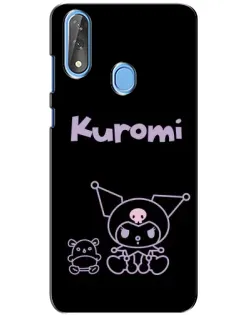 Чехол для ZTE Blade V10 с картинкой «Kuromi — черный минимализм» Чехол для ZTE Blade V10 с картинкой «Kuromi — черный минимализм»