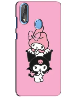 Чехол для ZTE Blade V10 с картинкой «My Melody и Kuromi» Чехол для ZTE Blade V10 с картинкой «My Melody и Kuromi»