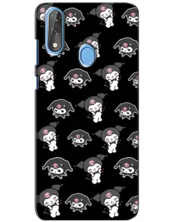 Чехол для ZTE Blade V10 с картинкой «Черный паттерн Kuromi» Чехол для ZTE Blade V10 с картинкой «Черный паттерн Kuromi»