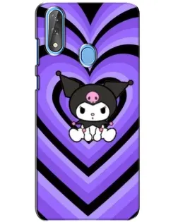 Чехол для ZTE Blade V10 с картинкой «Kuromi и фиолетовые сердца» Чехол для ZTE Blade V10 с картинкой «Kuromi и фиолетовые сердца»