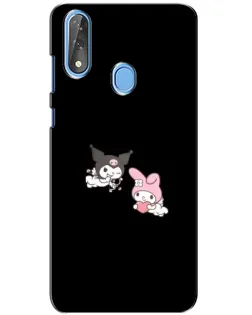 Чехол для ZTE Blade V10 с картинкой «My Melody и Kuromi» Чехол для ZTE Blade V10 с картинкой «My Melody и Kuromi»