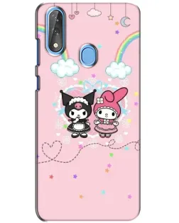 Чехол для ZTE Blade V10 с картинкой «My Melody и Kuromi» Чехол для ZTE Blade V10 с картинкой «My Melody и Kuromi»
