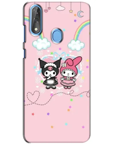 Чехол для ZTE Blade V10 с картинкой «My Melody и Kuromi» Чехол для ZTE Blade V10 с картинкой «My Melody и Kuromi»