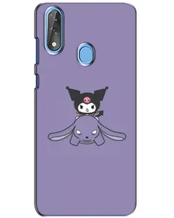 Чехол для ZTE Blade V10 с картинкой «Kuromi на лиловом фоне» Чехол для ZTE Blade V10 с картинкой «Kuromi на лиловом фоне»