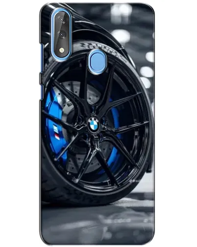Чехол для ZTE Blade V10 с картинкой «Колесо BMW вблизи»