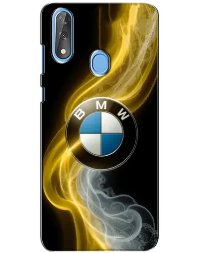 Чехол для ZTE Blade V10 с картинкой «Золотистый дым BMW»