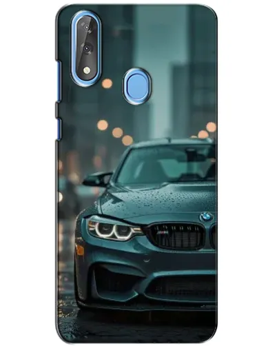 Чехол для ZTE Blade V10 с картинкой «BMW в огнях города»