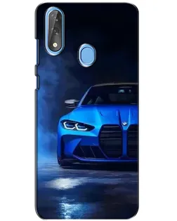 Чехол для ZTE Blade V10 с картинкой «Голубая BMW M4» Чехол для ZTE Blade V10 с картинкой «Голубая BMW M4»