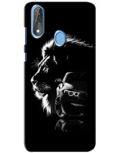 Чехол для ZTE Blade V10 с картинкой «BMW и лев» Чехол для ZTE Blade V10 с картинкой «BMW и лев»