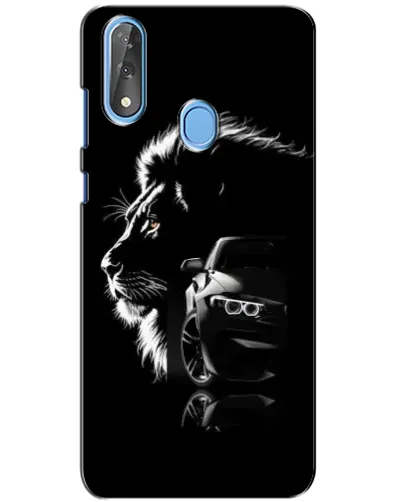 Чехол для ZTE Blade V10 с картинкой «BMW и лев»