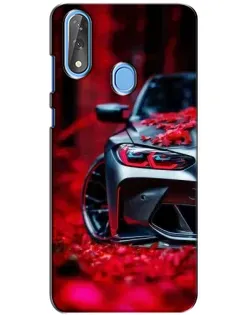 Чехол для ZTE Blade V10 с картинкой «Спортивная BMW и цветы» Чехол для ZTE Blade V10 с картинкой «Спортивная BMW и цветы»