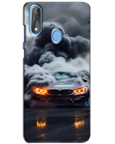 Чехол для ZTE Blade V10 с картинкой «BMW в дыму»