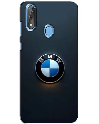 Чехол для ZTE Blade V10 с картинкой «Логотип BMW — минимализм»