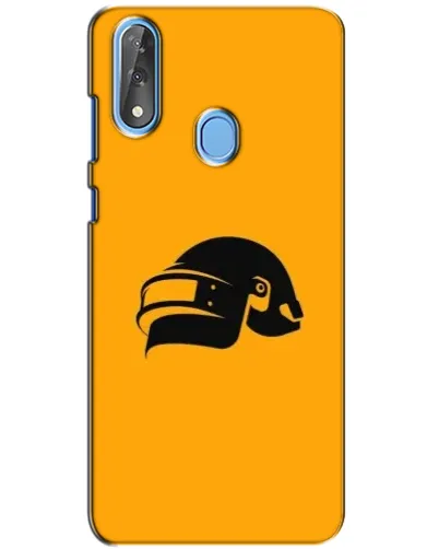 Чехол для ZTE Blade V10 с картинкой «PUBG — золотой шлем»