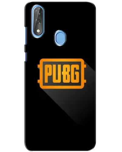 Чехол для ZTE Blade V10 с картинкой «PUBG — рамка лого»