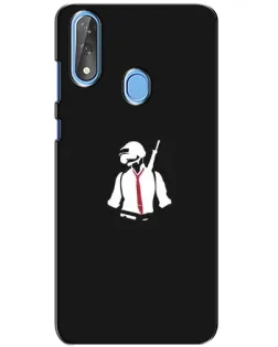 Чехол для ZTE Blade V10 с картинкой «PUBG — силуэт воина» Чехол для ZTE Blade V10 с картинкой «PUBG — силуэт воина»