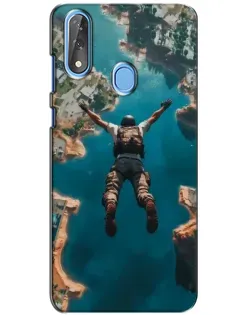 Чехол для ZTE Blade V10 с картинкой «PUBG — свободное падение» Чехол для ZTE Blade V10 с картинкой «PUBG — свободное падение»