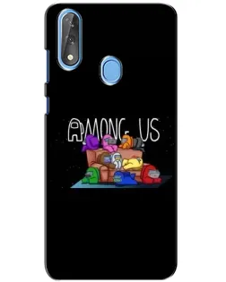 Чохол для ZTE Blade V10 з картинкою «Логотип Among Us»