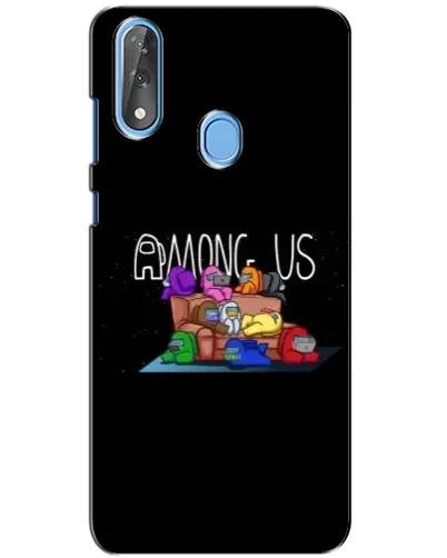 Чехол для ZTE Blade V10 с картинкой «Логотип Among Us» Чехол для ZTE Blade V10 с картинкой «Логотип Among Us»